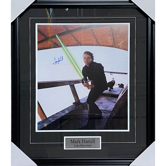 Mark Hamill Framed Autographed 