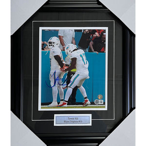 Tyreek Hill Framed Autographed Miami Dolphins 8X10 Photo