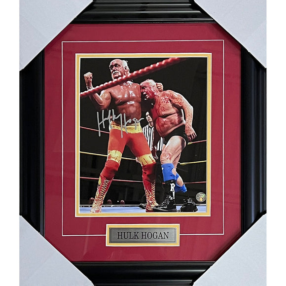 Hulk Hogan Framed Autographed 8X10 Photo