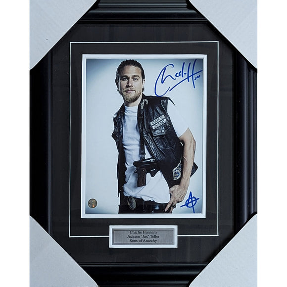 Charlie Hunnam Framed Autographed 