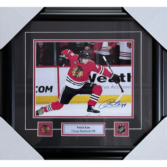 Patrick Kane Framed Autographed Chicago Blackhawks 8X10 Photo