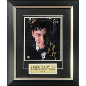 Robin Lord Taylor Framed Autographed "Gotham" 8X10 Photo