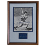 Mickey Mantle (deceased) Framed Autographed New York Yankees 8X10 Photo