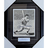 Mickey Mantle (deceased) Framed Autographed New York Yankees 8X10 Photo