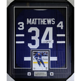Auston Matthews Framed Autographed Toronto Maple Leafs Replica Jersey