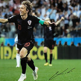 Luka Modric Framed Autographed Croatia 12X16 Photo