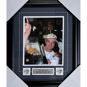 Paul Molitor Framed Autographed Toronto Blue Jays 8X10 Photo