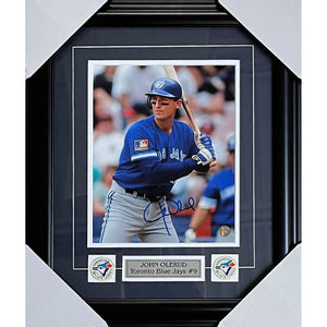 John Olerud Framed Autographed Toronto Blue Jays 8X10 Photo