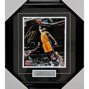 Shaquille O'Neal Framed Autographed Los Angeles Lakers 8X10 Photo