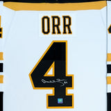 Bobby Orr Framed Autographed Boston Bruins Pro Jersey