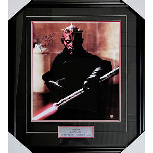 Ray Park Framed Autographed "Star Wars" 16X20 Photo