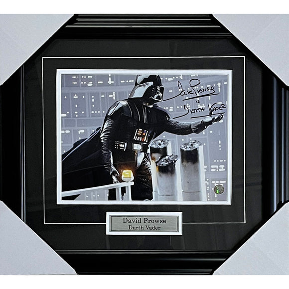 David Prowse (deceased) Framed Autographed 