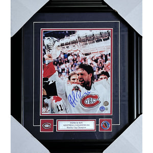 Patrick Roy Framed Autographed Montreal Canadiens 16X20 Photo