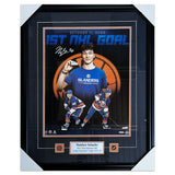 Matthew Schaefer Framed Autographed New York Islanders 16X20 Photo - UDA