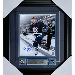 Mark Scheifele Framed Autographed Winnipeg Jets 8X10 Photo