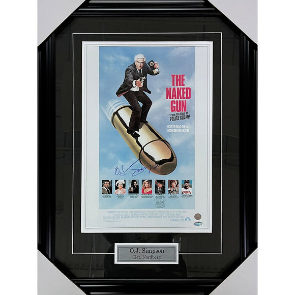 O.J. Simpson (deceased) Framed Autographed 