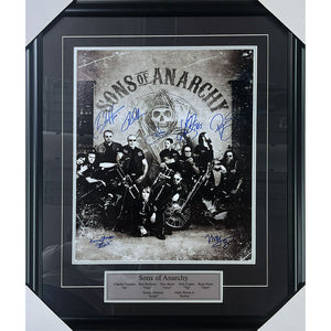 "Sons of Anarchy" Framed Multi-Signed 16X20 Photo