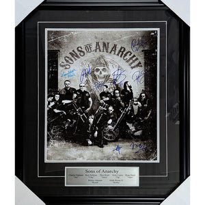 "Sons of Anarchy" Framed Multi-Signed 16X20 Photo