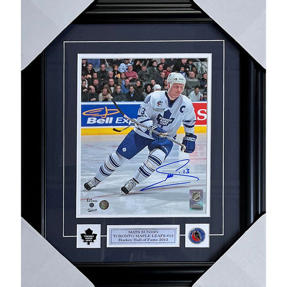 Mats Sundin Framed Autographed Toronto Maple Leafs 8X10 Photo