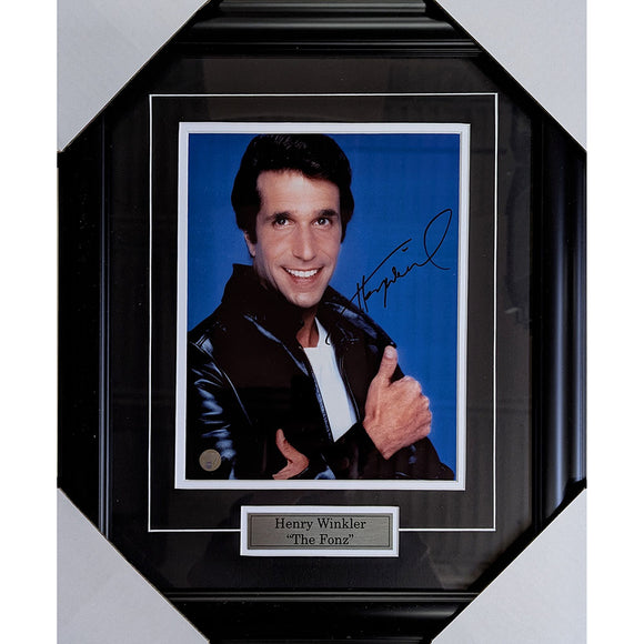 Henry Winkler Framed Autographed 