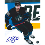 Mark Giordano Autographed Toronto Maple Leafs 8X10 Photo (Bieber Jersey)