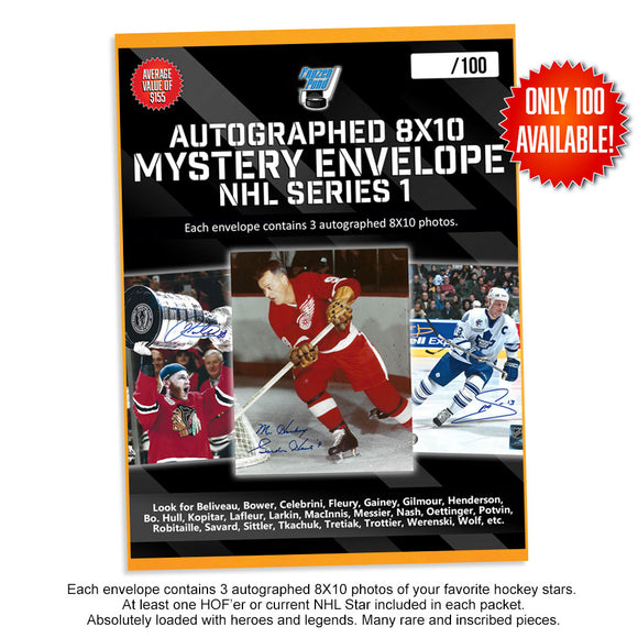 Autographed 8X10 Mystery Envelope – NHL Series 1