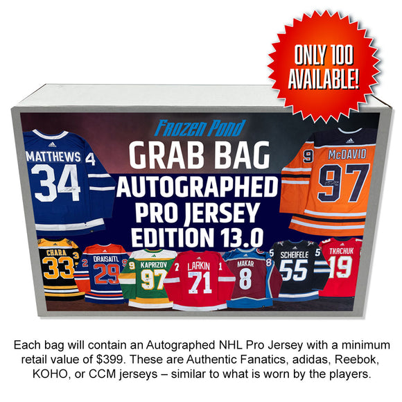 Frozen Pond Grab Bag - Autographed Pro Jersey Edition 13.0