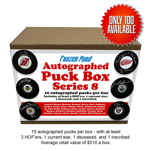 Autographed Puck Box - Series Eight