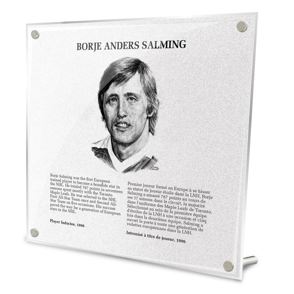 NHL Legends HOF Plaque - Borje Salming