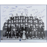 1967 Toronto Maple Leafs Autographed 16X20 Lithograph (w/Dave Keon)