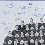 1967 Toronto Maple Leafs Autographed 16X20 Lithograph (w/Dave Keon)