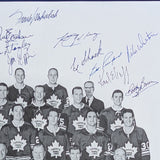 1967 Toronto Maple Leafs Autographed 16X20 Lithograph (w/Dave Keon)