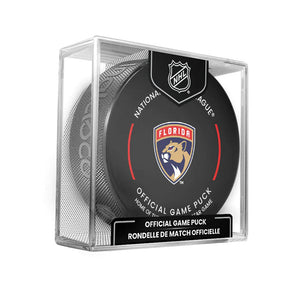 Pre-Order - Brandon Montour Autographed Florida Panthers Official Game Puck