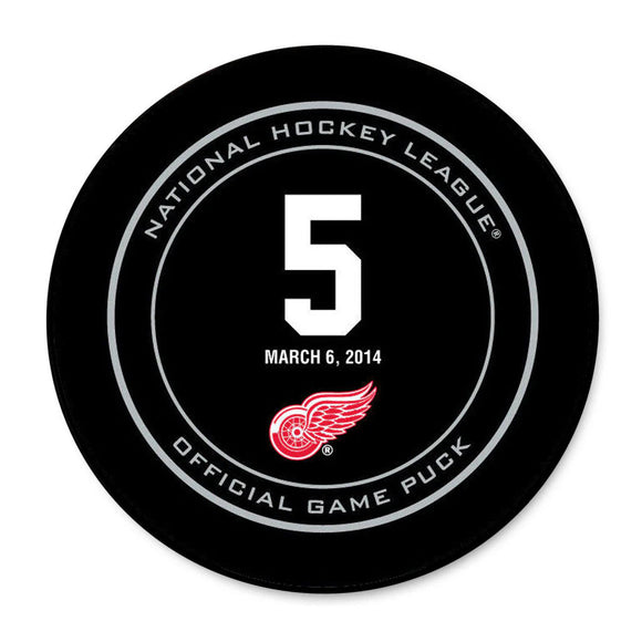 Nicklas Lidstrom Night Official Game Puck