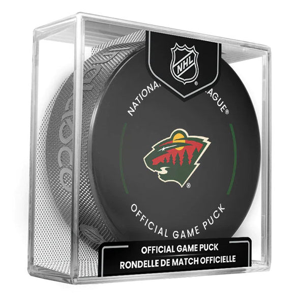 Minnesota Wild Official Game Model Puck