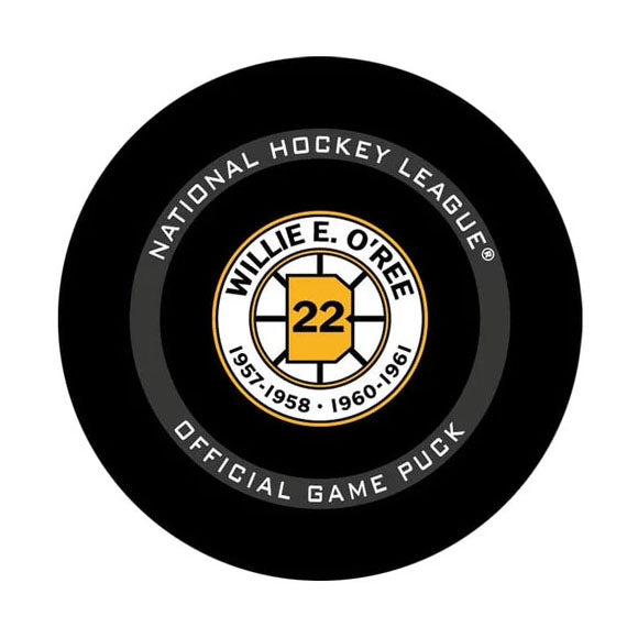 Willie O'Ree Career Official Game Puck