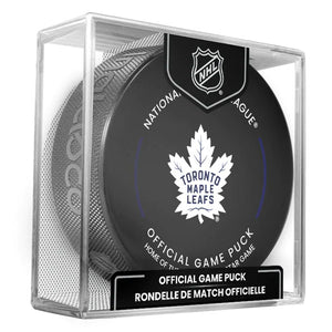 Toronto Maple Leafs Official Game Model Puck