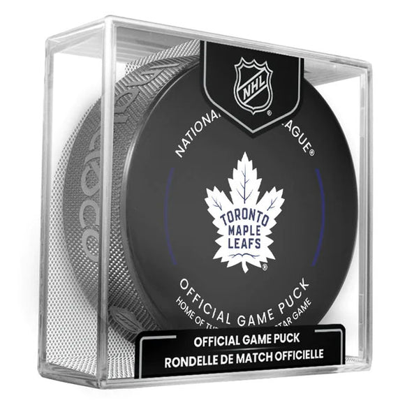 Toronto Maple Leafs Official Game Model Puck