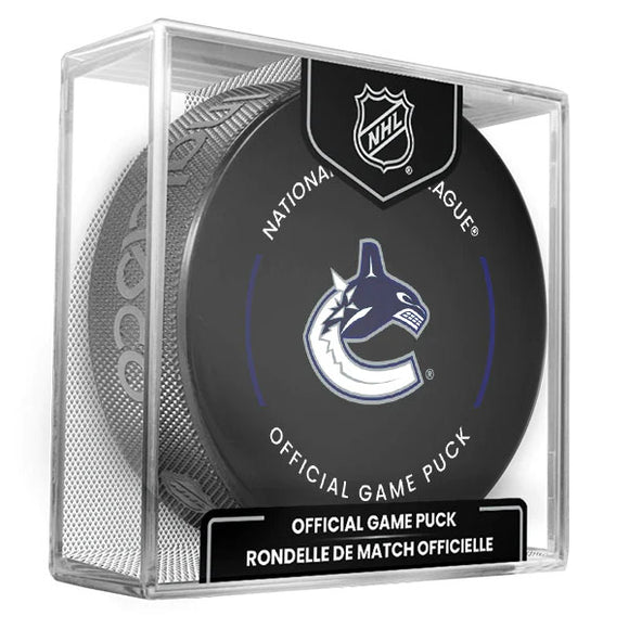 Vancouver Canucks Official Game Model Puck