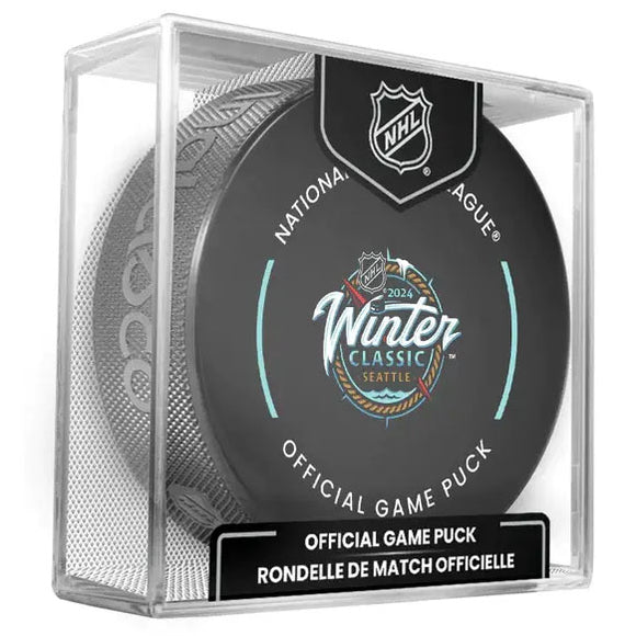 2024 Winter Classic Official Game Puck Frozen Pond