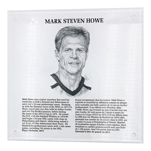 NHL Legends HOF Plaque - Mark Howe