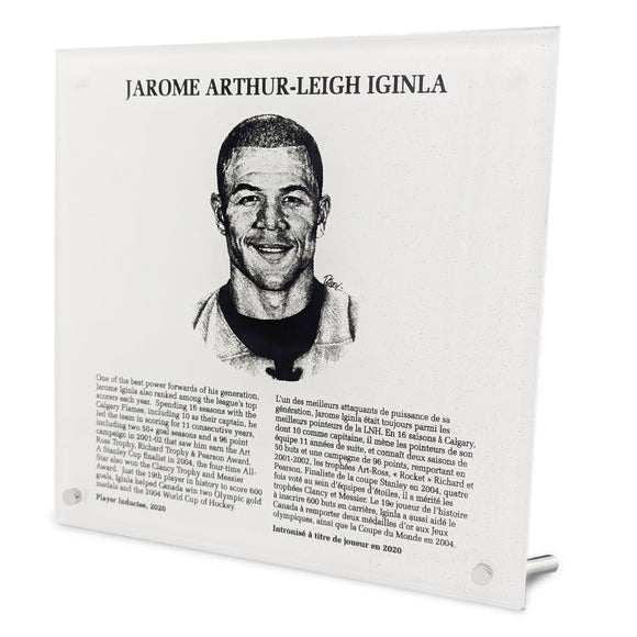 NHL Legends HOF Plaque - Jarome Iginla