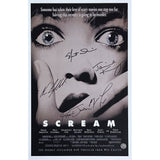"Scream" Cast-Signed 11X17 Movie Poster