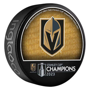2023 Stanley Cup Vegas Golden Knights Champions Puck