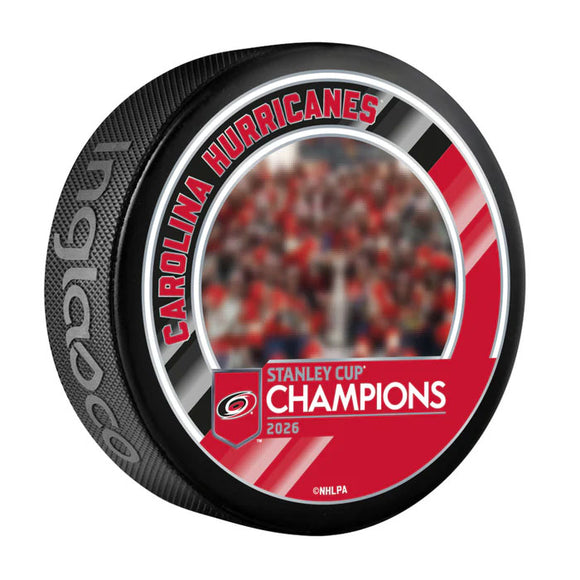 Photo Puk 2026 Carolina Hurricanes Stanley Cup Champions Team Photo Puck – Frozen ...