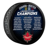 4 Nations Face-Off Team Canada Champions Puck