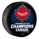 4 Nations Face-Off Team Canada Champions Puck