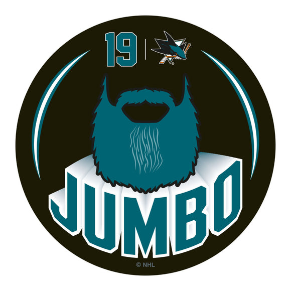 Joe Thornton San Jose Sharks Jersey Retirement Puck