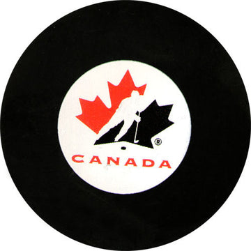 Pre-Order - Logan Stankoven Autographed Team Canada Puck