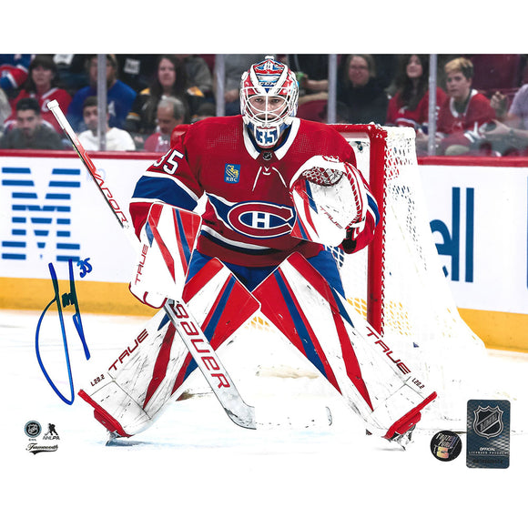 Sam Montembeault Autographed Montreal Canadiens 8X10 Photo